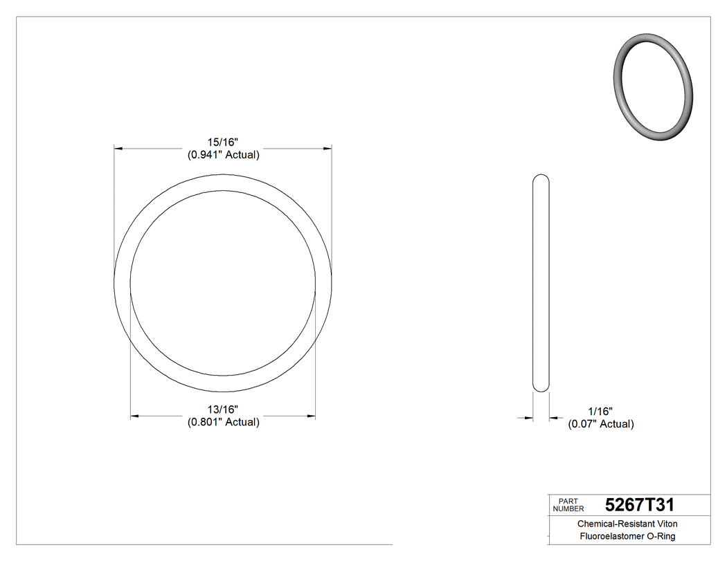Technical drawing - 5267T31